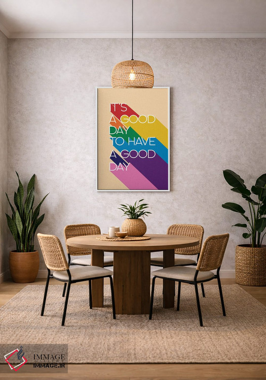تابلو دکوراتیو امروز روز خوبی است اثر شو می مارس - D2W