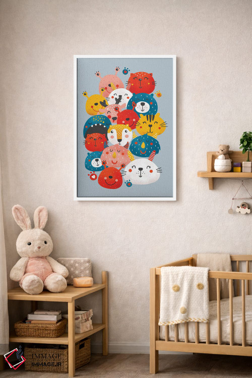 تابلو دکوراتیو دوستان هیولا اثر شو می مارس - D3W