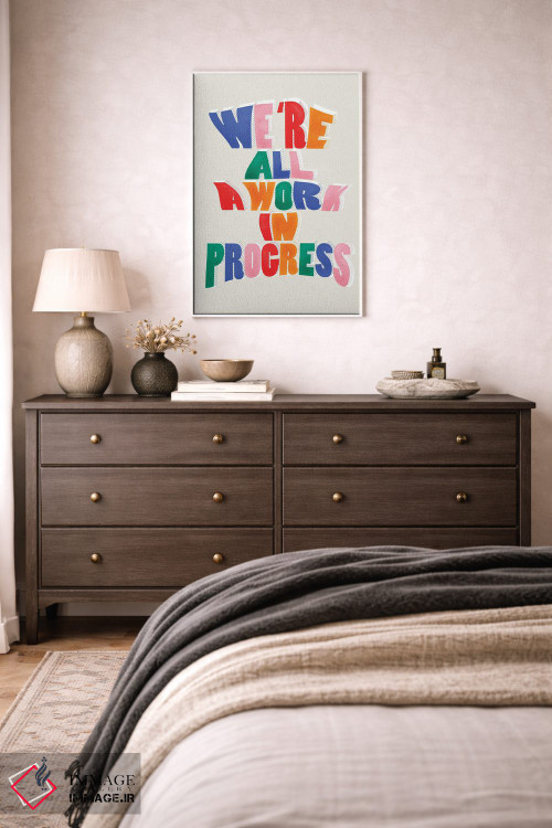 تابلو دکوراتیو ما همه در حال رشد و پیشرفتیم اثر شو می مارس - D2W