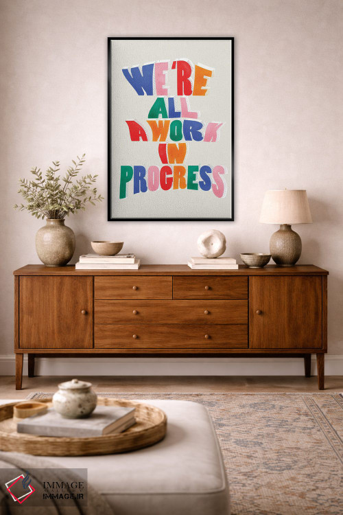 تابلو دکوراتیو ما همه در حال رشد و پیشرفتیم اثر شو می مارس - D4B