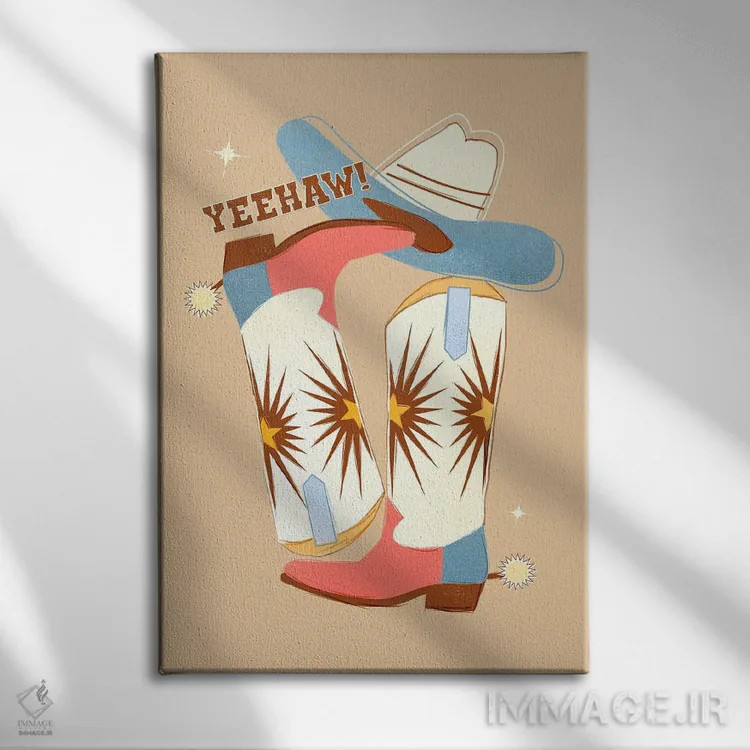 تابلو دکوراتیو یهی ها اثر شو می مارس - نمای روبهرو روی دیوار