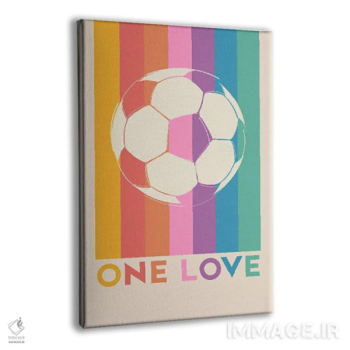 تابلو دکوراتیو یک عشق اثر شو می مارس - نمای پرسپکتیو محصول