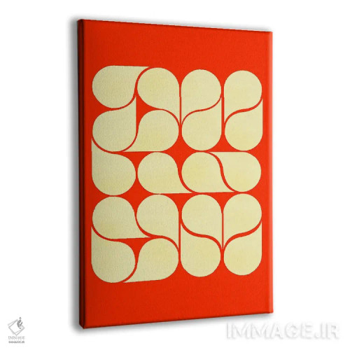 تابلو مدرن 抽象 قرمز میانه قرن اثر شو می مارس - نمای پرسپکتیو محصول