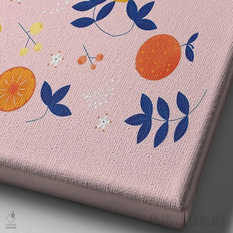 تابلو دکوراتیو شاد باش! اثر شو می مارس - نمای نزدیک بافت بوم