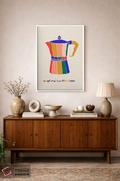 تابلو دکوراتیو وقت قهوه اثر شو می مارس - D1W
