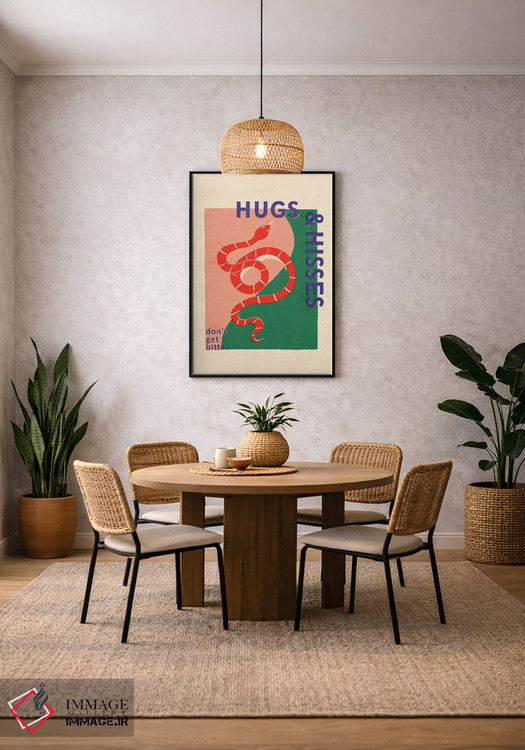 تابلو دکوراتیو بغل و فوت اثر شو می مارس - D3B