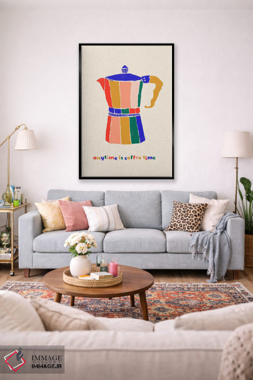 تابلو دکوراتیو وقت قهوه اثر شو می مارس - D2B
