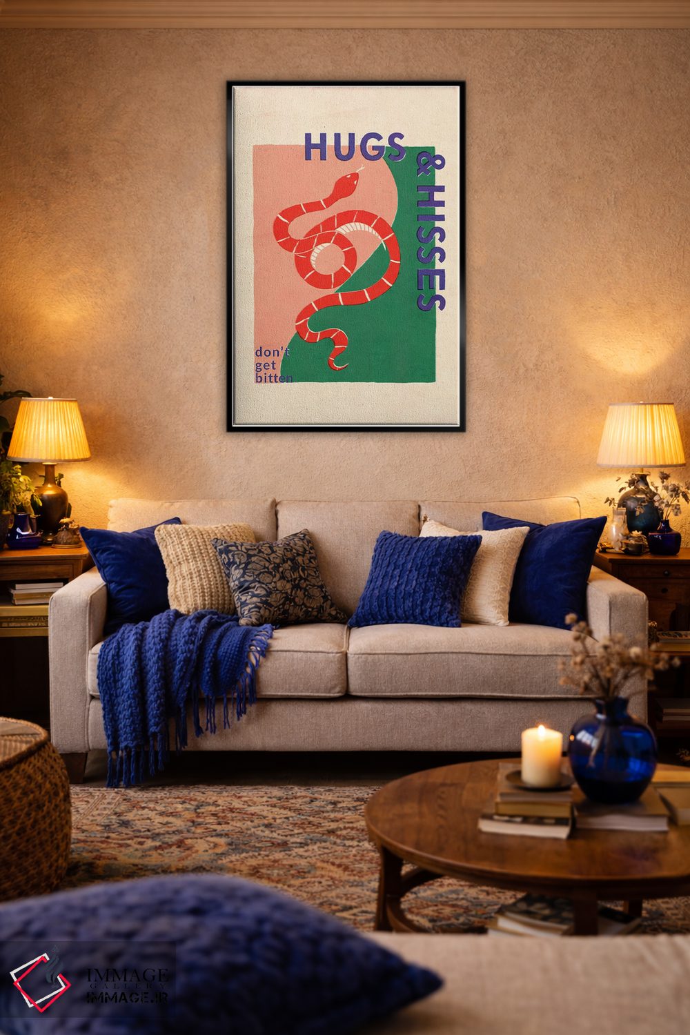 تابلو دکوراتیو بغل و فوت اثر شو می مارس - D4B