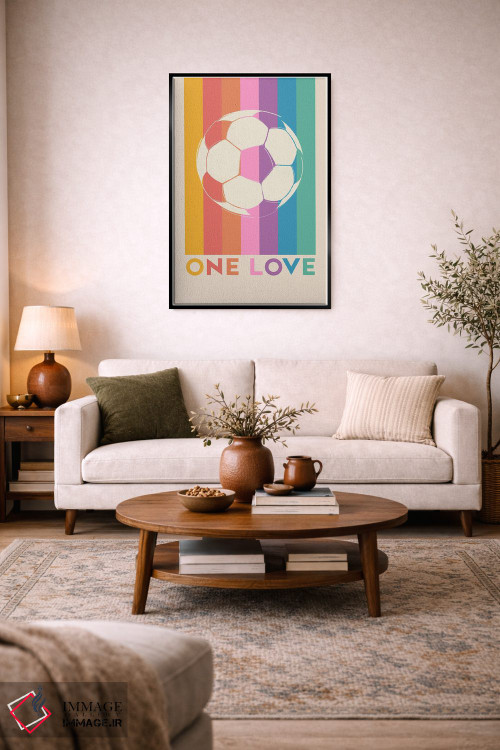 تابلو دکوراتیو یک عشق اثر شو می مارس - D5B