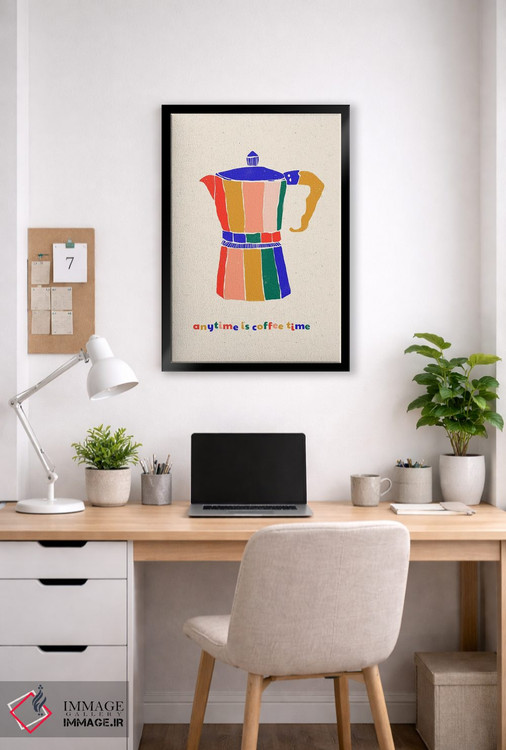 تابلو دکوراتیو وقت قهوه اثر شو می مارس - D5B