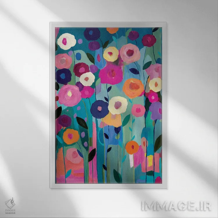 تابلو دکوراتیو روح خود را پرورش بده اثر کری اشمیت - نمای قابدار سفید