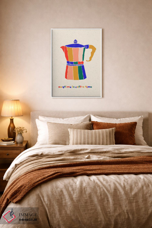 تابلو دکوراتیو وقت قهوه اثر شو می مارس - D6W