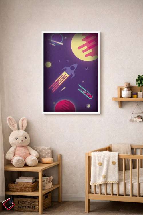 تابلو دکوراتیو کهکشان خیالی اثر شو می مارس - D2W