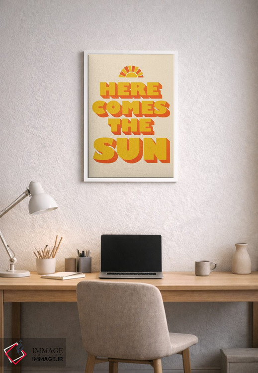 تابلو دکوراتیو خورشید می آید اثر شو می مارس - D2W