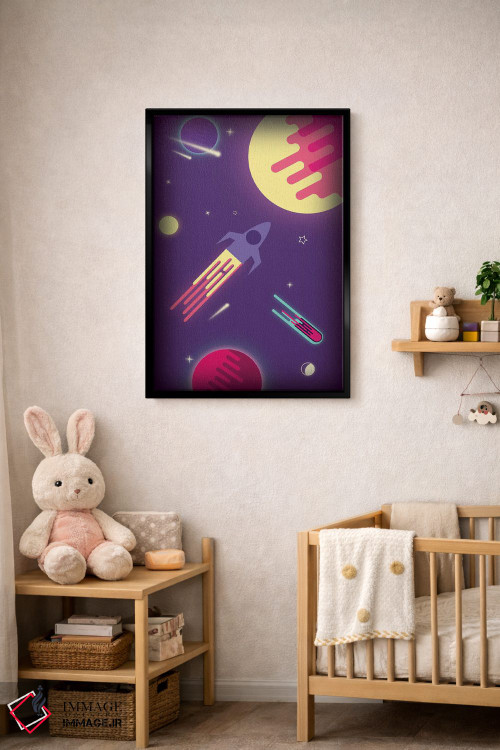 تابلو دکوراتیو کهکشان خیالی اثر شو می مارس - D5B
