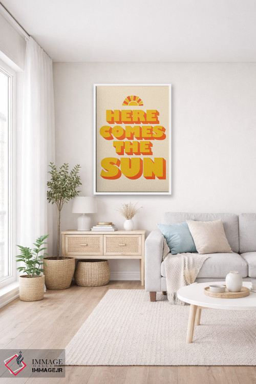 تابلو دکوراتیو خورشید می آید اثر شو می مارس - D4W