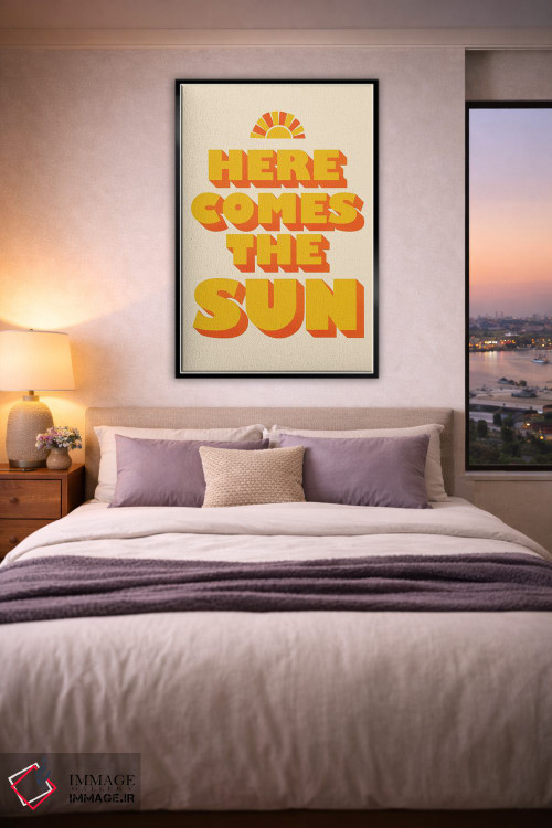 تابلو دکوراتیو خورشید می آید اثر شو می مارس - D5B