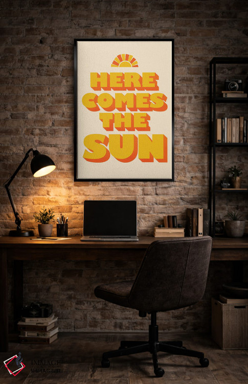 تابلو دکوراتیو خورشید می آید اثر شو می مارس - D6B