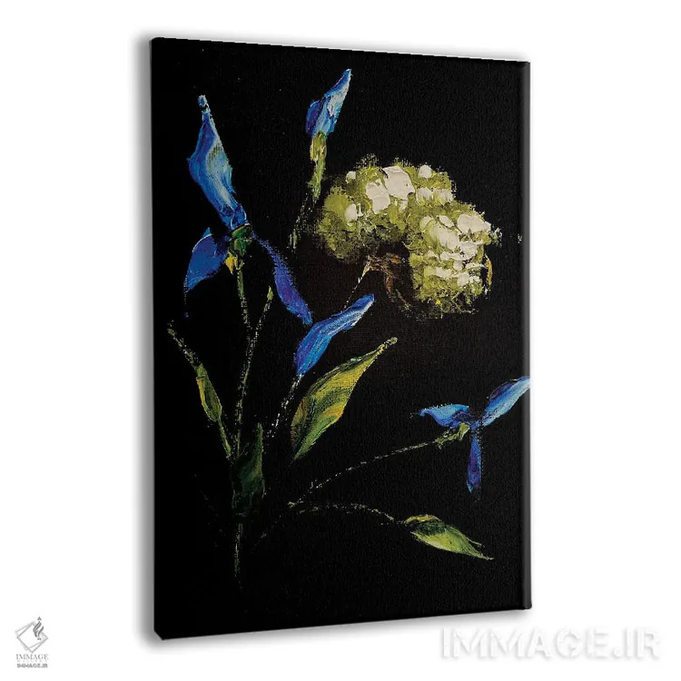 تابلو دکوراتیو زنبق ها و سبزیجات معطر سه اثر مارینا اسکرمووا - نمای پرسپکتیو محصول