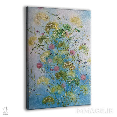 تابلو انتزاعی الهام بخش لطیف اثر مارینا اسکرمووا - نمای پرسپکتیو محصول