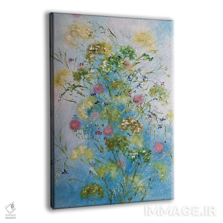 تابلو انتزاعی الهام بخش لطیف اثر مارینا اسکرمووا - نمای پرسپکتیو محصول