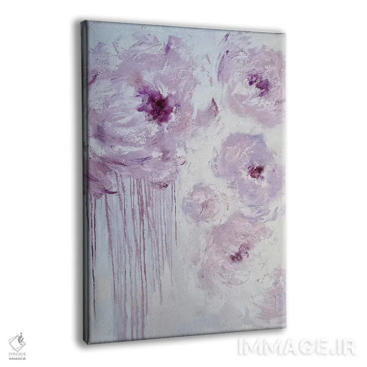 تابلو انتزاعی درخشش بلوری اثر مارینا اسکرمووا - نمای پرسپکتیو محصول