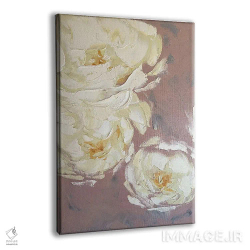 تابلو انتزاعی رویاهای خامه ای دو اثر مارینا اسکرمووا - نمای پرسپکتیو محصول