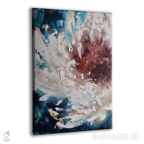 تابلو انتزاعی حل شدن در طبیعت اثر مارینا اسکرمووا - نمای پرسپکتیو محصول