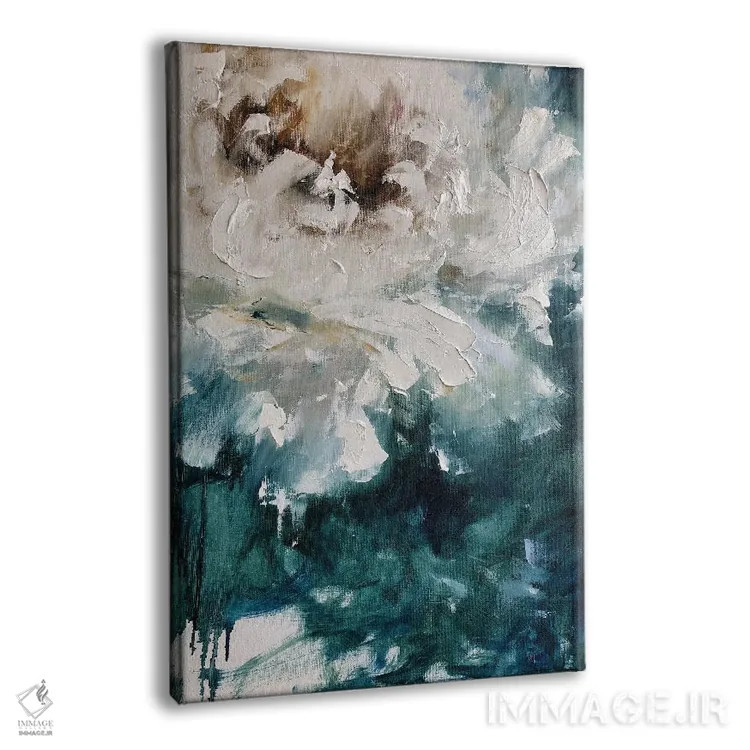 تابلو انتزاعی صدتومانی مه آلود اثر مارینا اسکرمووا - نمای پرسپکتیو محصول