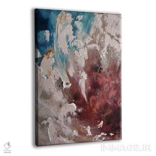 تابلو انتزاعی شعله گل اثر مارینا اسکرمووا - نمای پرسپکتیو محصول