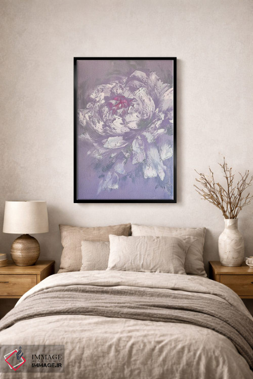 تابلو انتزاعی گل وانیل اثر مارینا اسکرمووا - D2B