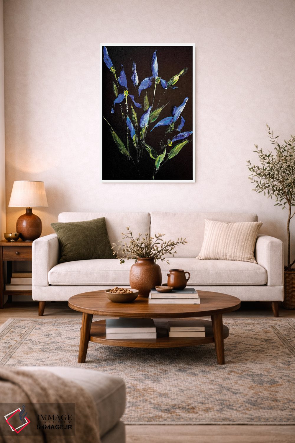 تابلو دکوراتیو زنبق ها و سبزیجات معطر اثر مارینا اسکرمووا - D2W