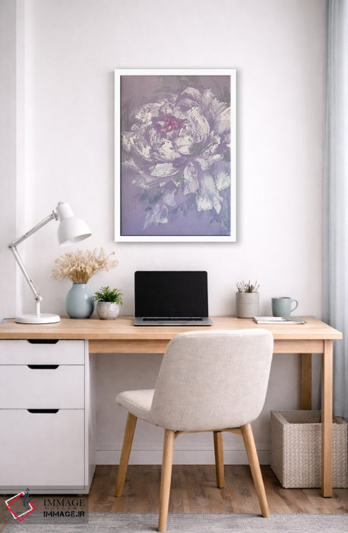 تابلو انتزاعی گل وانیل اثر مارینا اسکرمووا - D4W