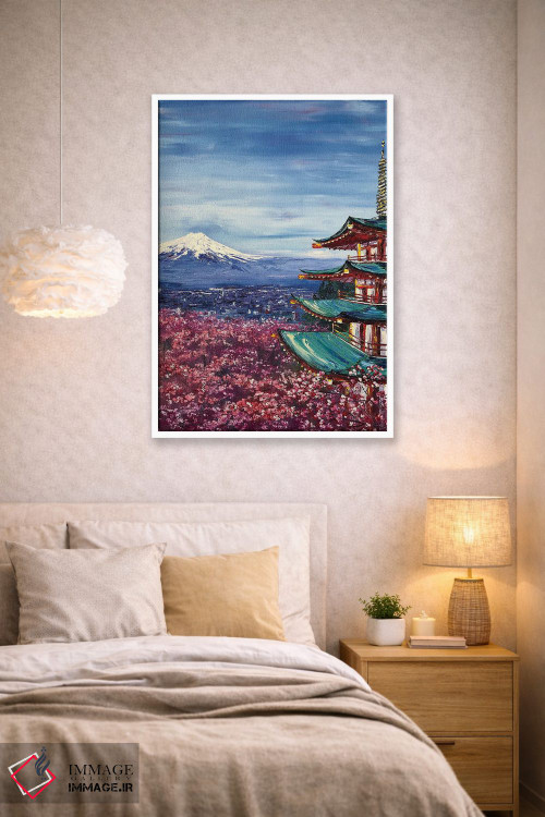تابلو دکوراتیو فوجی یاما اثر مارینا اسکرمووا - D1W