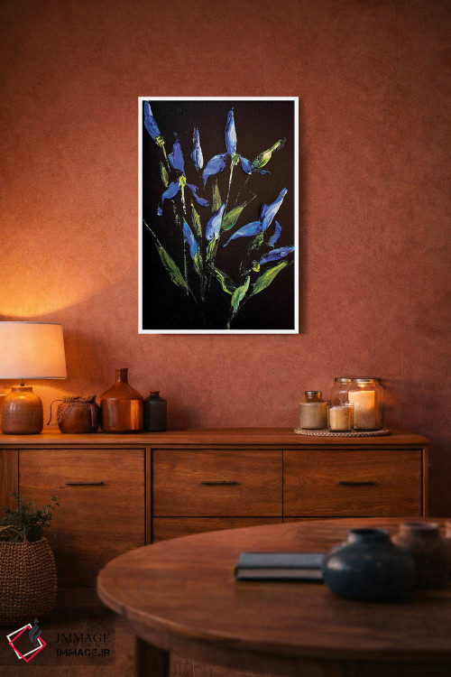 تابلو دکوراتیو زنبق ها و سبزیجات معطر اثر مارینا اسکرمووا - D3W
