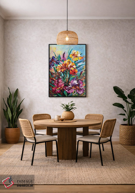 تابلو دکوراتیو زنبق روشن دو اثر مارینا اسکرمووا - D5B