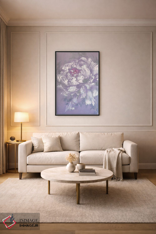 تابلو انتزاعی گل وانیل اثر مارینا اسکرمووا - D3B