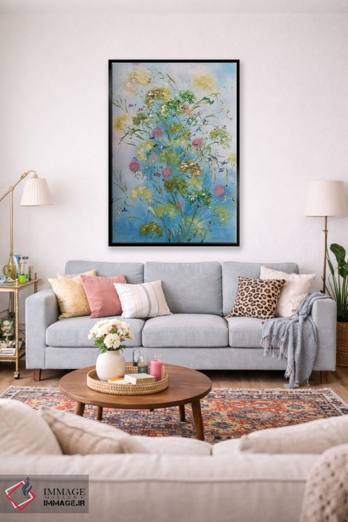 تابلو انتزاعی الهام بخش لطیف اثر مارینا اسکرمووا - D1B