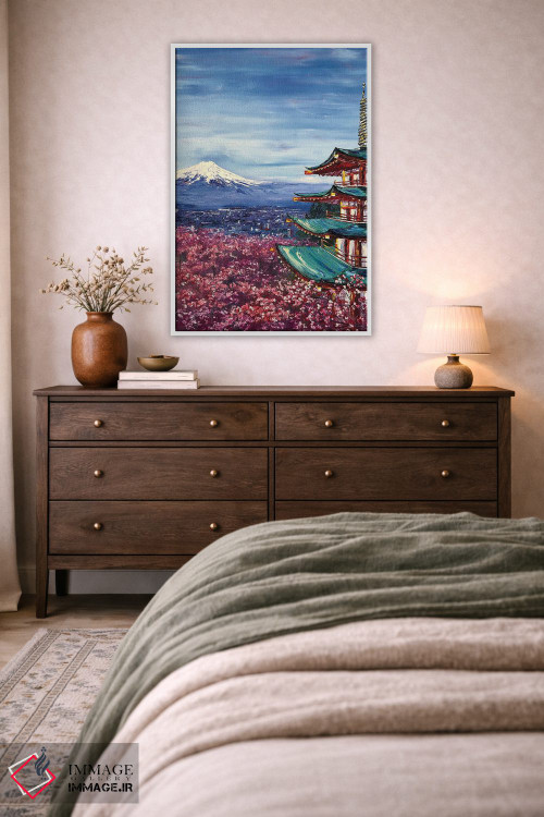 تابلو دکوراتیو فوجی یاما اثر مارینا اسکرمووا - D2W