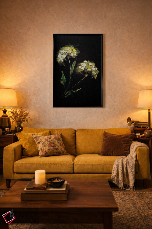 تابلو دکوراتیو زنبق ها و سبزیجات معطر دو اثر مارینا اسکرمووا - D2B