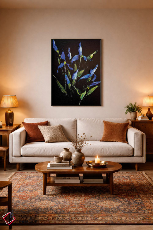 تابلو دکوراتیو زنبق ها و سبزیجات معطر اثر مارینا اسکرمووا - D4B