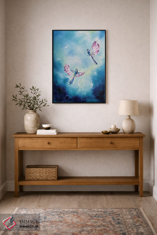 تابلو دکوراتیو عشق ابدی در بهشت اثر مارینا اسکرمووا - D2B