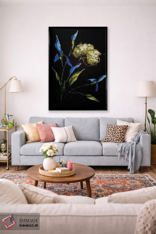 تابلو دکوراتیو زنبق ها و سبزیجات معطر سه اثر مارینا اسکرمووا - D1B