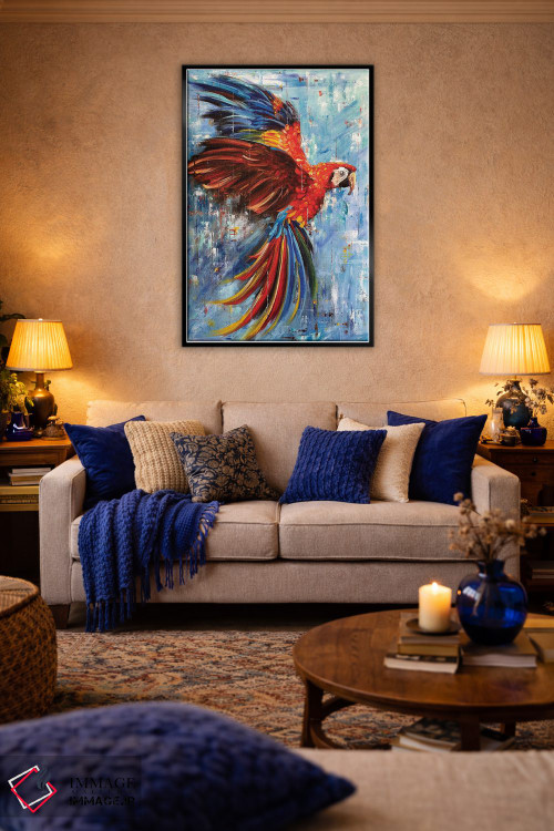 تابلو دکوراتیو درخشش پرواز اثر مارینا اسکرمووا - D4B