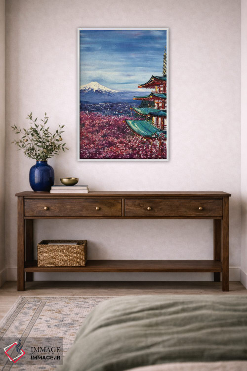 تابلو دکوراتیو فوجی یاما اثر مارینا اسکرمووا - D3W