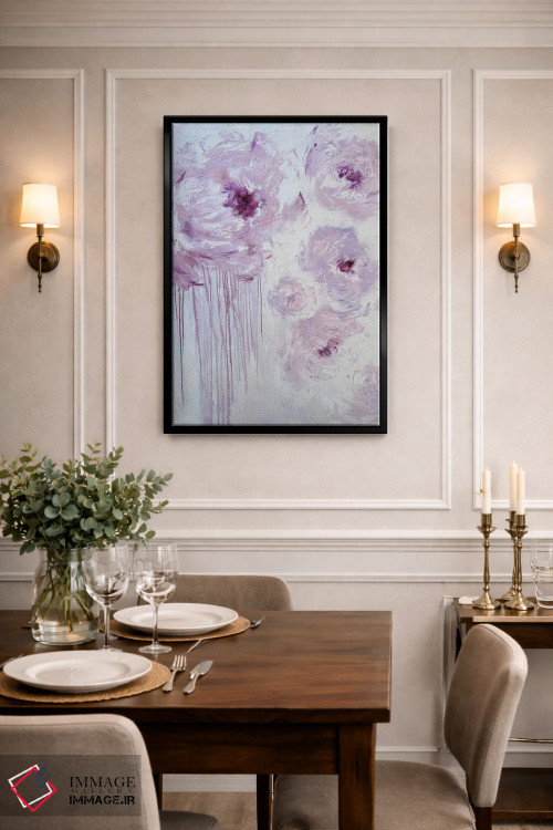 تابلو انتزاعی درخشش بلوری اثر مارینا اسکرمووا - D1B