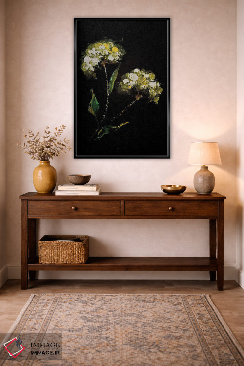 تابلو دکوراتیو زنبق ها و سبزیجات معطر دو اثر مارینا اسکرمووا - D3B