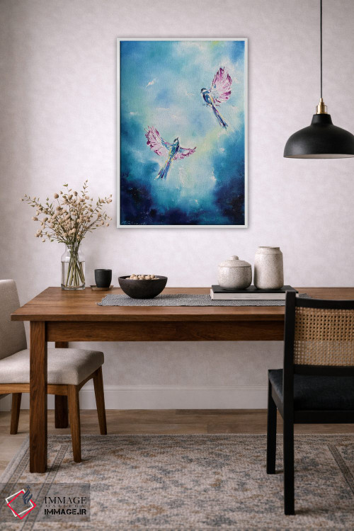 تابلو دکوراتیو عشق ابدی در بهشت اثر مارینا اسکرمووا - D3W