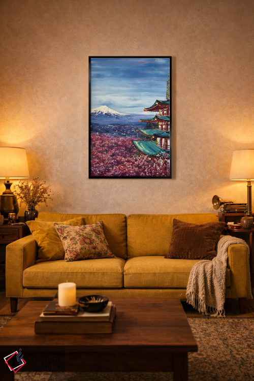 تابلو دکوراتیو فوجی یاما اثر مارینا اسکرمووا - D4B