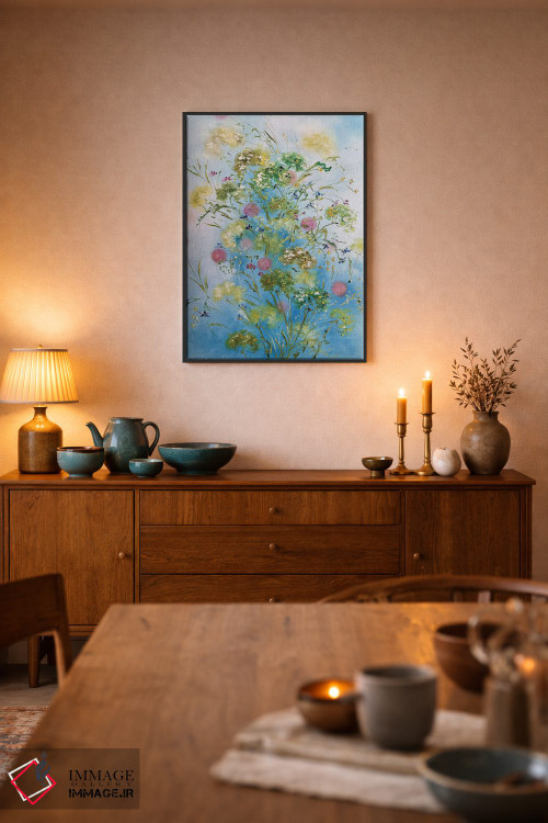 تابلو انتزاعی الهام بخش لطیف اثر مارینا اسکرمووا - D6B